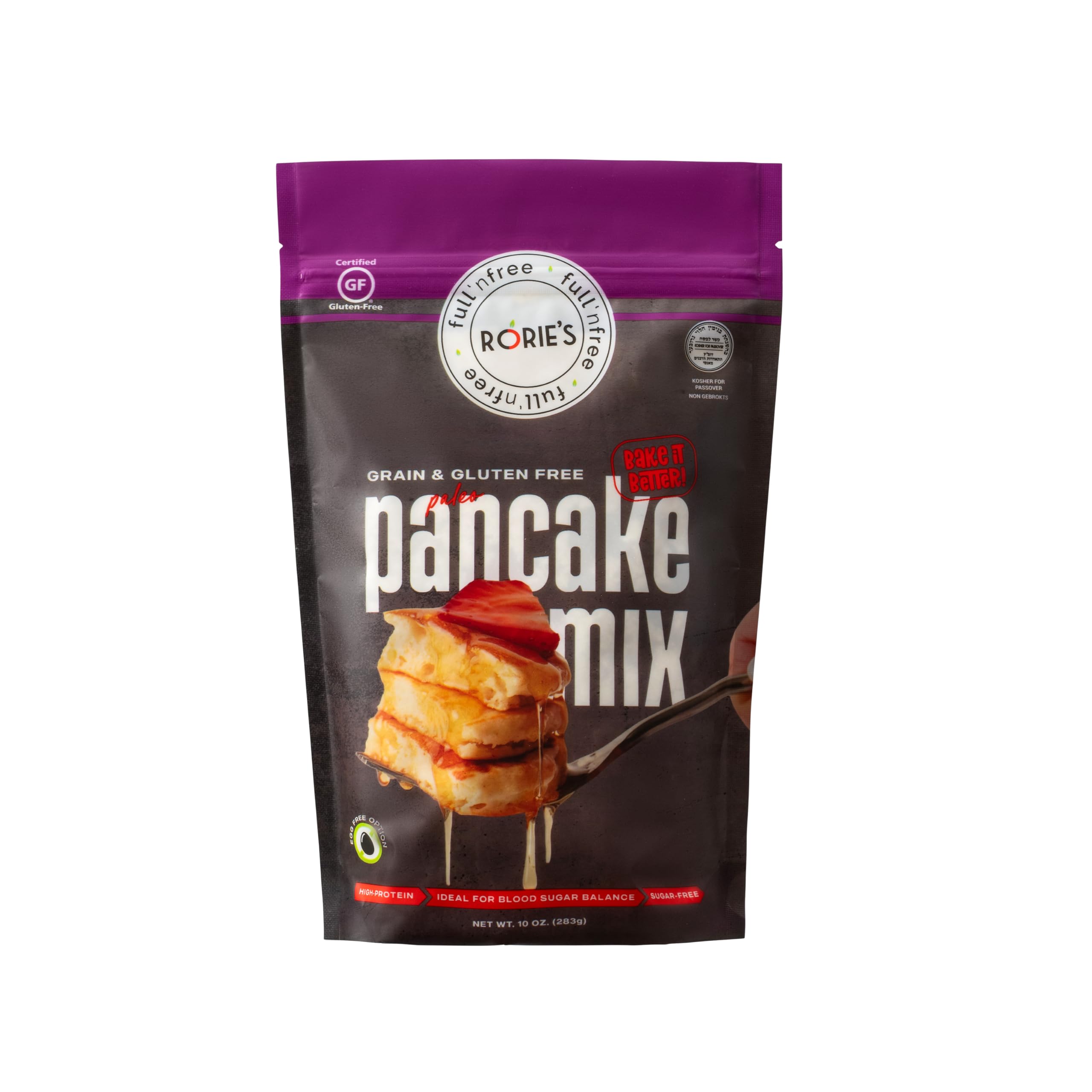 Rorie's Grain And Gluten Free Paleo Pancake & Waffle mix KOSHER FOR PASSOVER (10 oz)