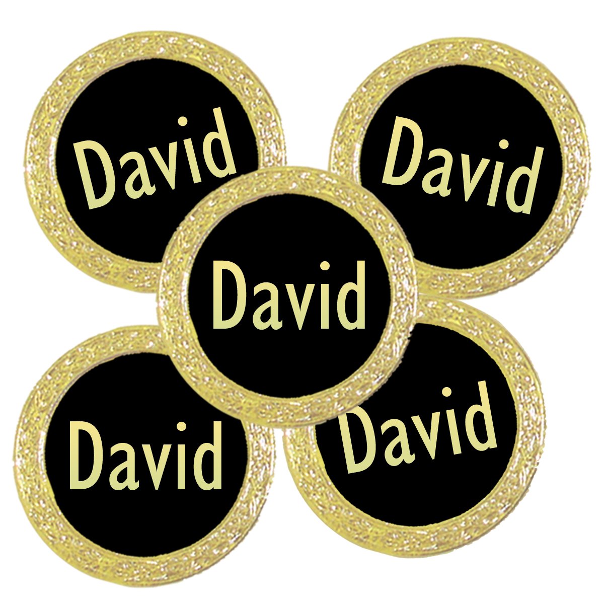 Best Impressions Personalised Golf Ball Markers (David)
