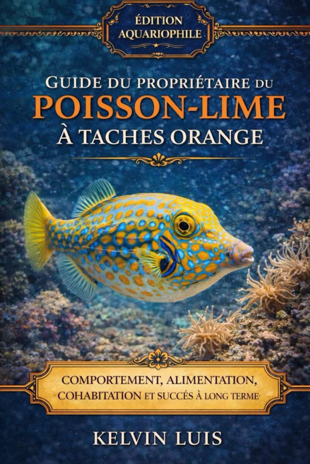 GUIDE DU PROPRIÉTAIRE DU POISSON-LIME À TACHES ORANGE: Comportement, alimentation, cohabitation et succès à long terme