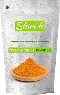 Shirish Masala Yellow Chilli Powder (200 Gram Pack of 1),Peeli Mirch Powder