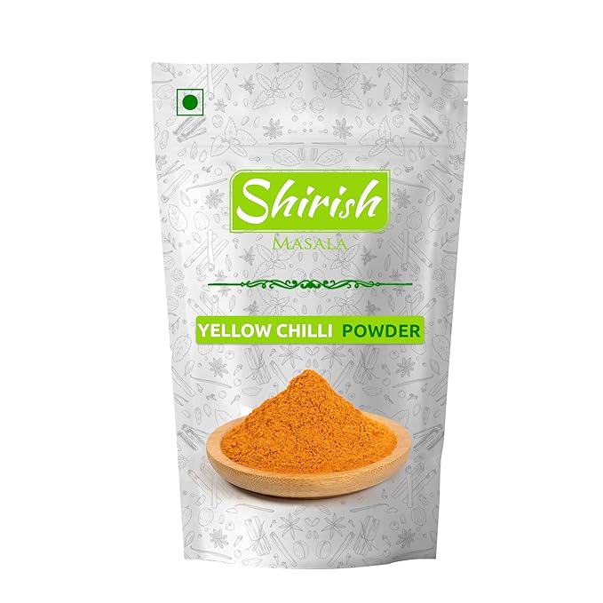 Shirish Masala Yellow Chilli Powder 500g, Peeli Mirch Powder Amazon