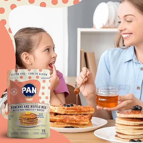 Miniatura 5 de P.A.N - Mezcla de panqueques y gofres, sin gluten, 1 libra (paquete de 6)