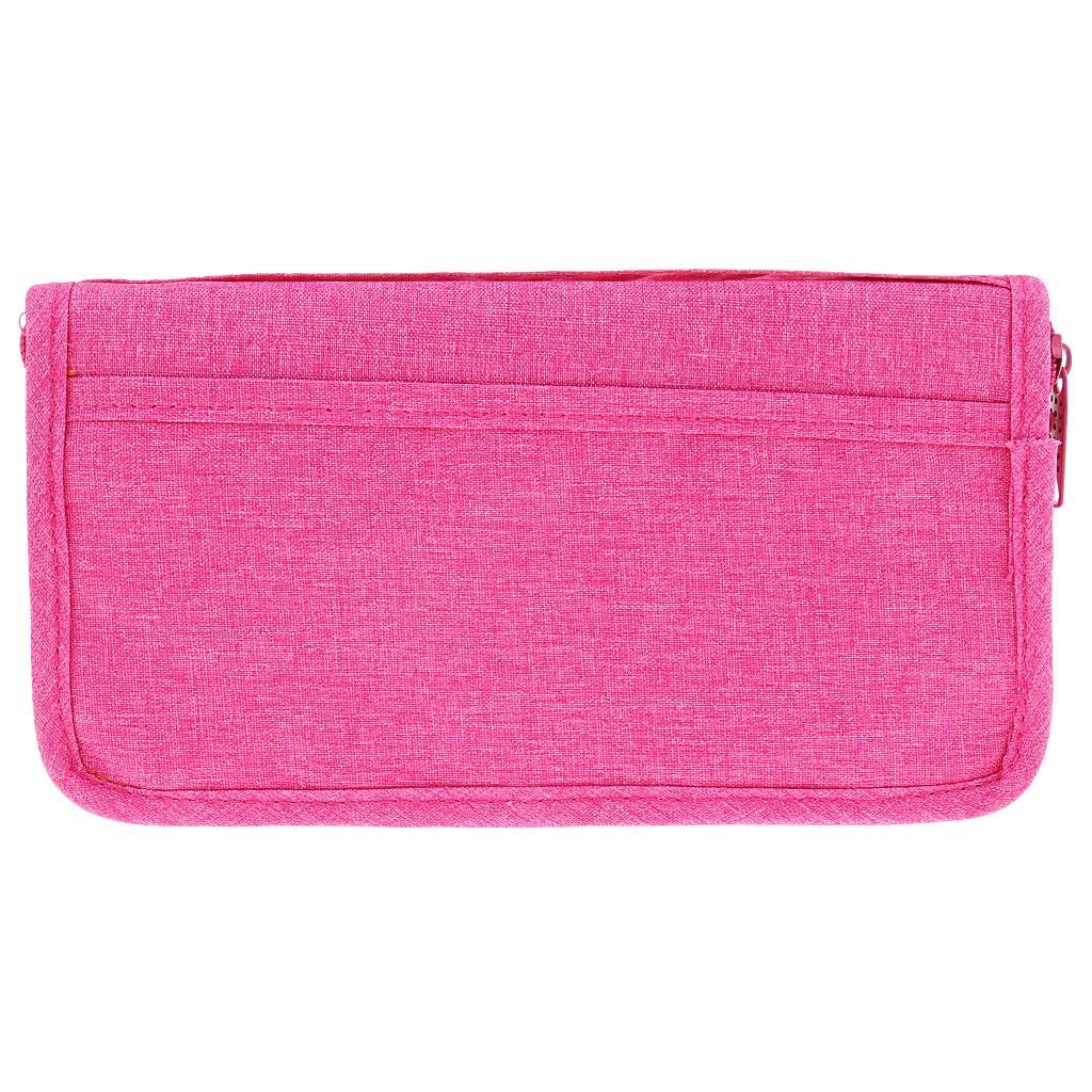 Enakshi® Travel Passport Wallets Cover ID Card Documents Bag Holder Case Rose Red|Clothing Shoes & Accessories | Womens Accessories | ID & Document Holders-image-49