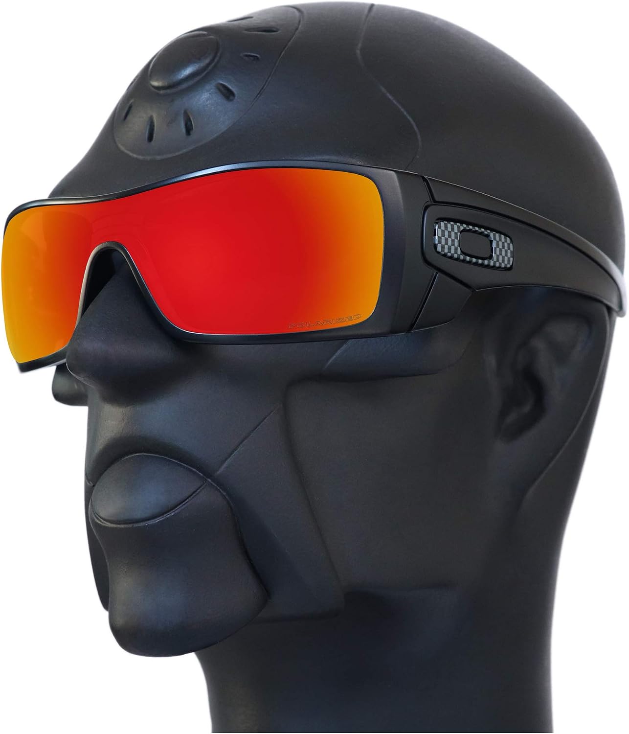 Ensky HardyShield Replacement Lenses for Oakley Batwolf OO9101 Sunglasses - Scarlet Red