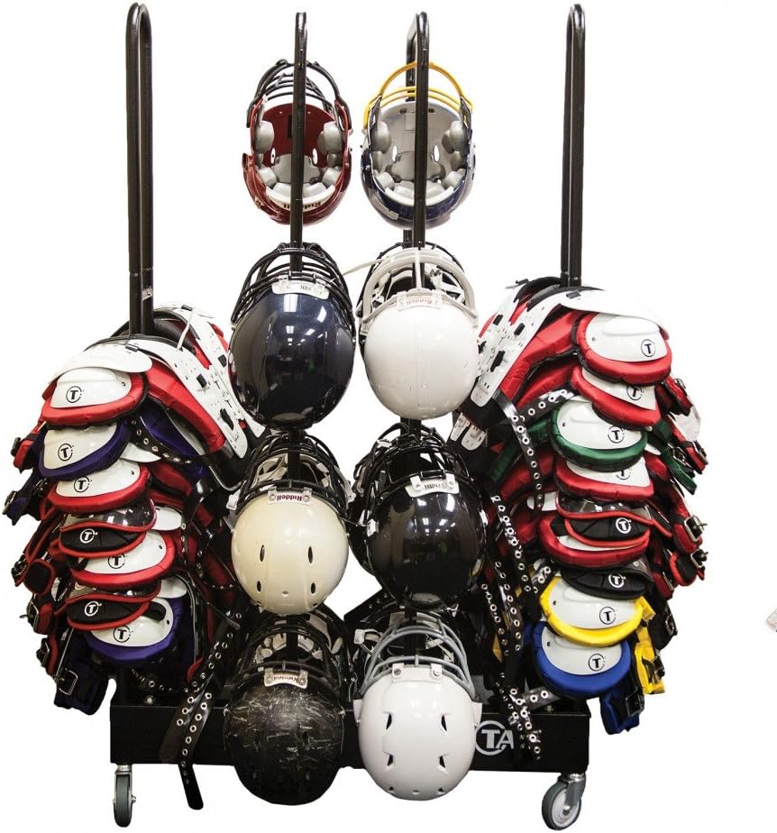 TAG Rolling Football Shoulder Pad/Helmet Rack System
