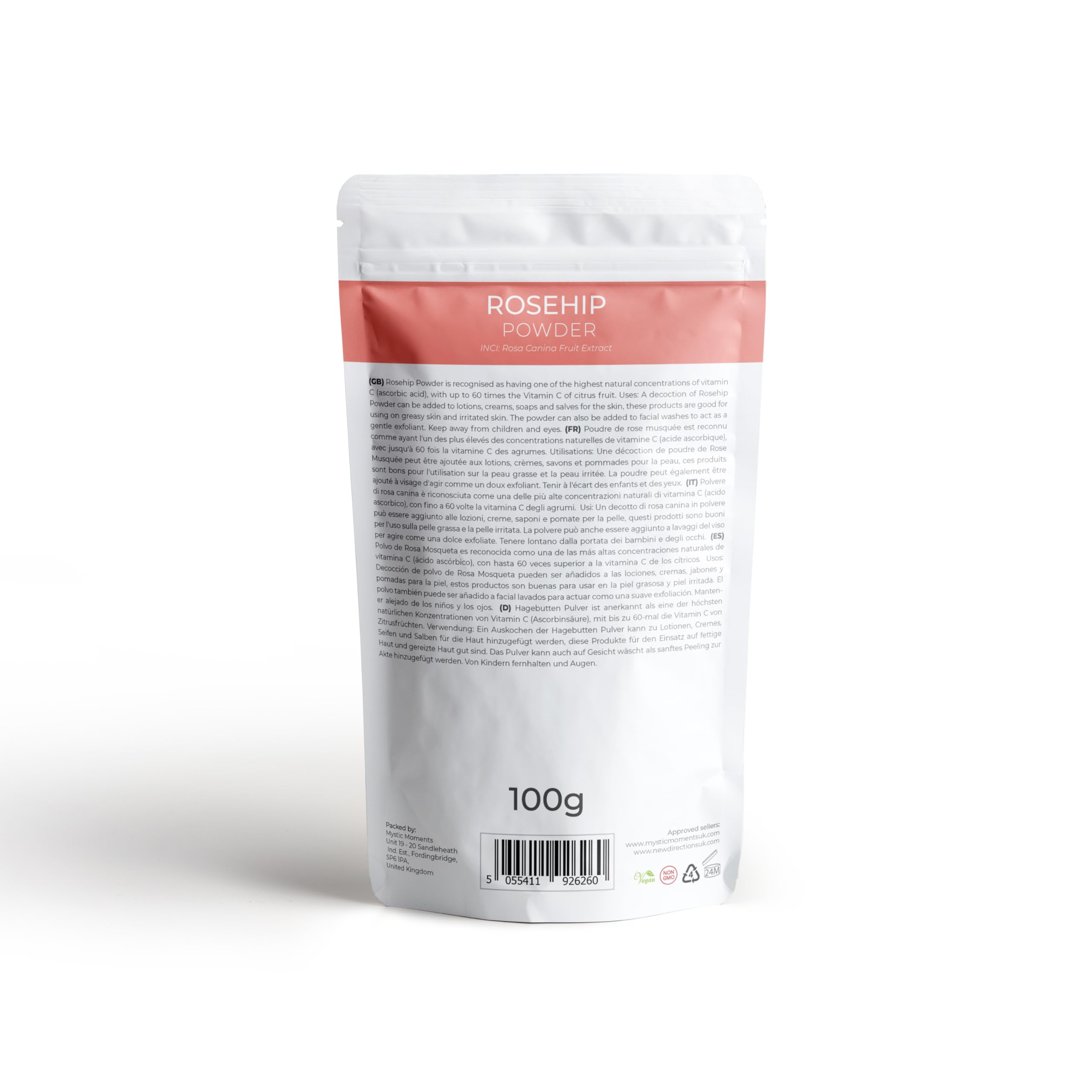 Rosa Canina 5% Acido Ascorbico Polvere 100g