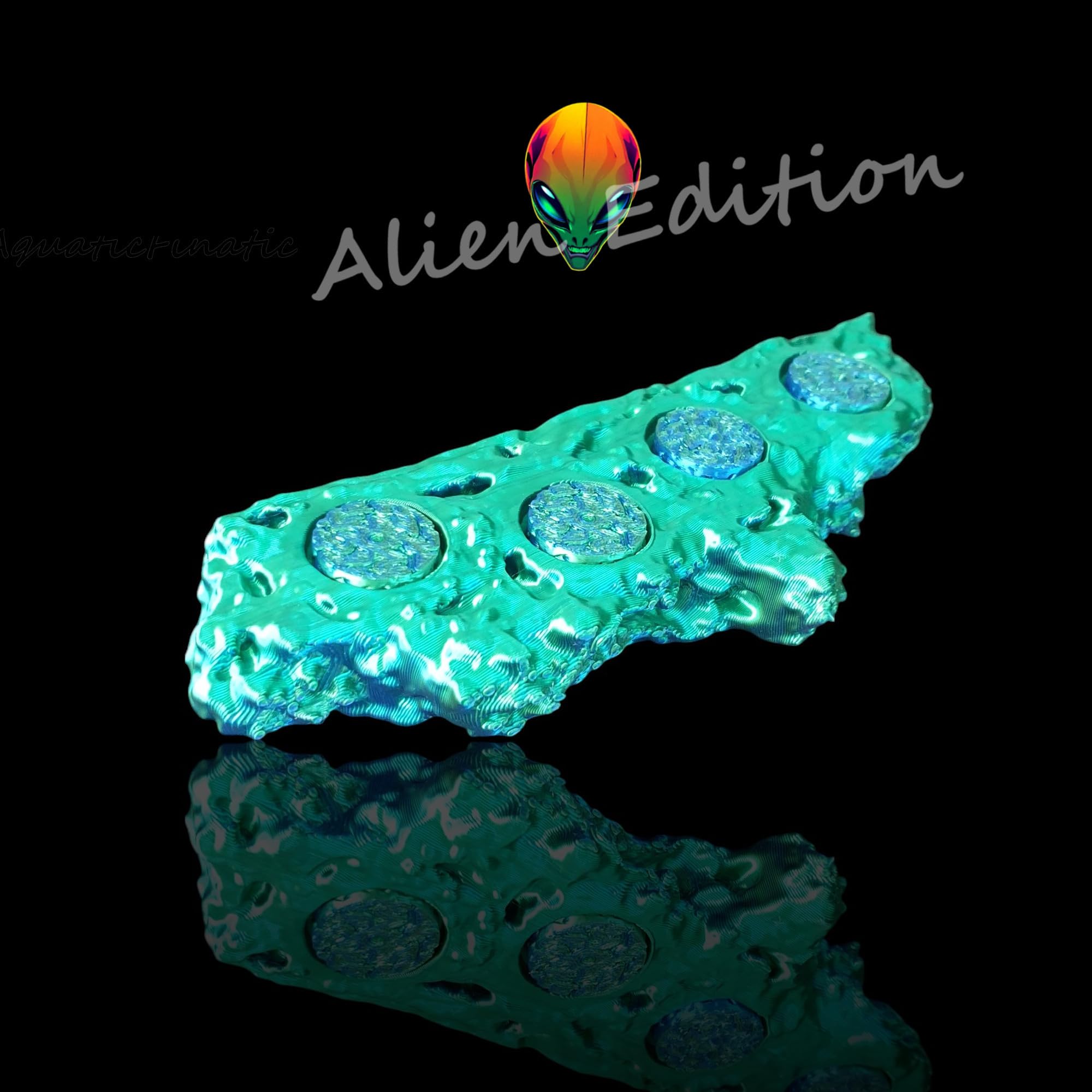 Alien Edition Frag Rack 4 Hole Green/Blue, M - Image 2