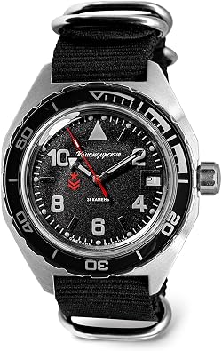 VOSTOK | Komandirskie 650536 Automatic Mechanical Self-Winding Diver Wrist Watch
