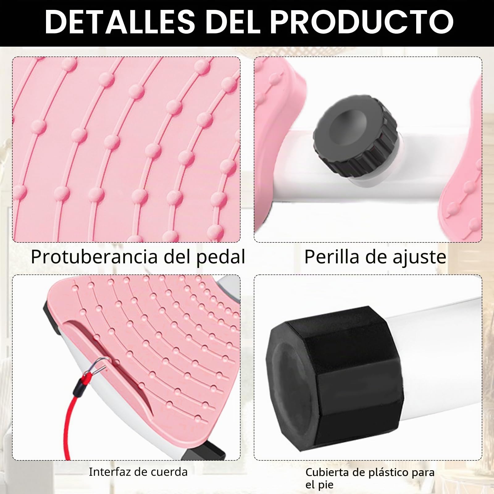 Entrenador Cintura, Tabla Discos Giratorios Para Cintura Entrenamiento Músculos Abdominales Entrenador Abdominal Pilates Para Fitness Tabla Discos Giratorios Con Cordón Para Mujeres