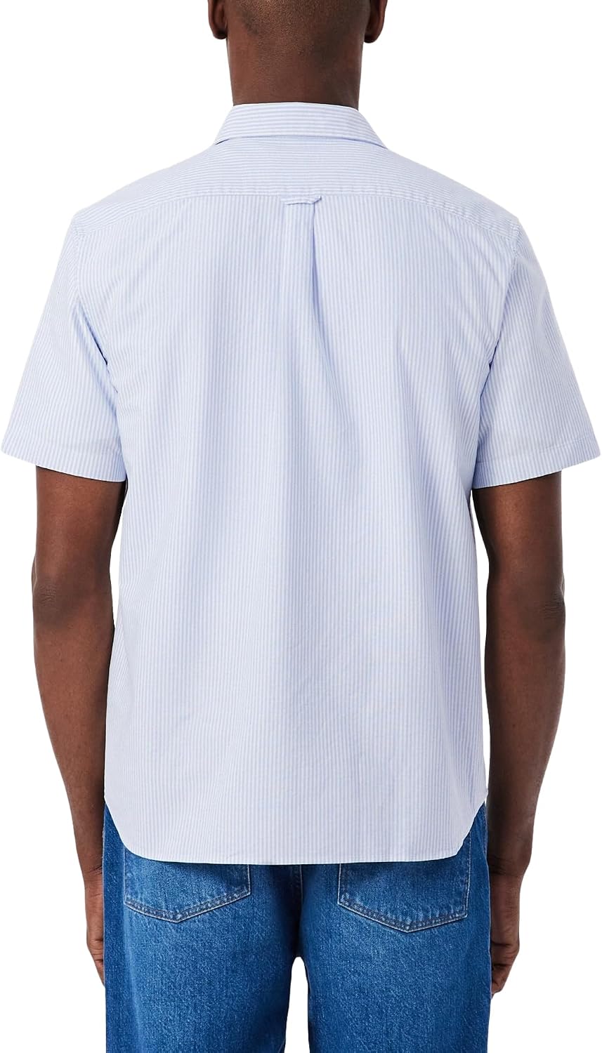 Lacoste Men's Regular Fit Short Sleeved Oxford Shirt