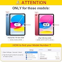 Vista 2 de Fintie - Funda giratoria para iPad (A16) de 11ª generación de 11 pulgadas (2025), iPad de 10ª generación de 10.9 pulgadas (2022)