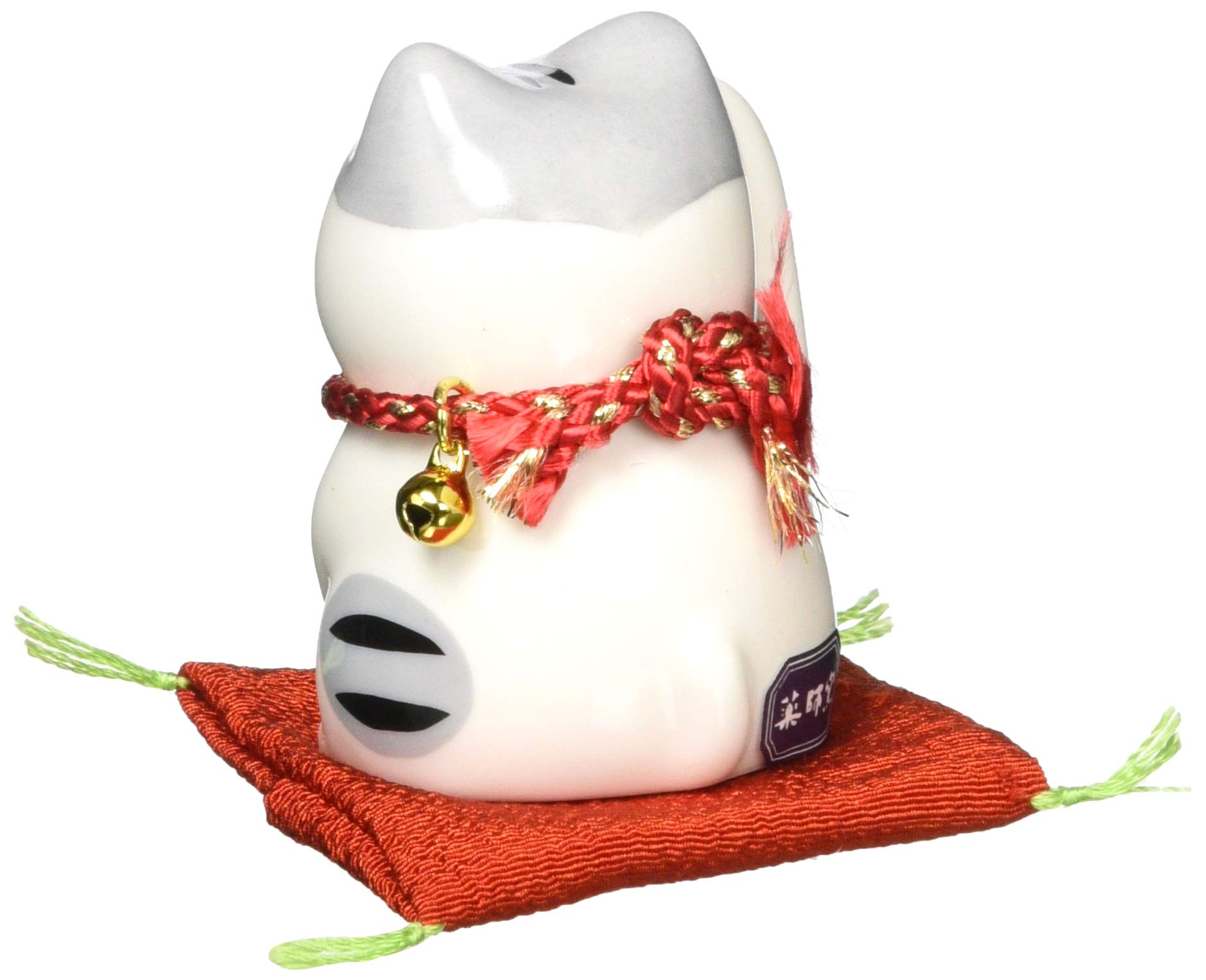 Amazon.co.jp: 彩絵 福 招き猫(灰とら) 7536 : Home & Kitchen