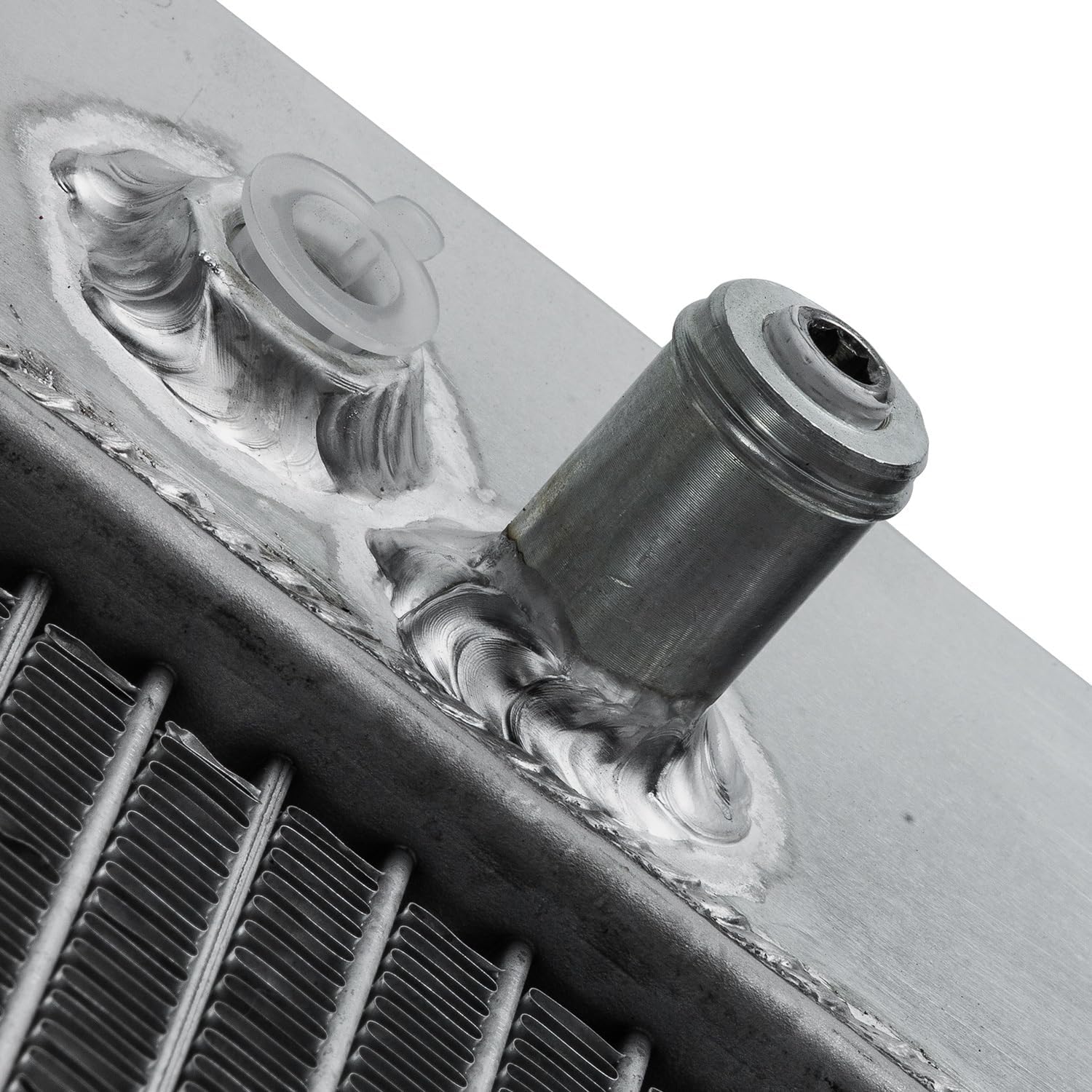 CC369 4 Row Core All Aluminium Radiator Compatible with Chevy/GMC C10 C20 C30 K10 K20 K30 Pickup 1967-1972 1968 69 70 71 (4 Row radiators)