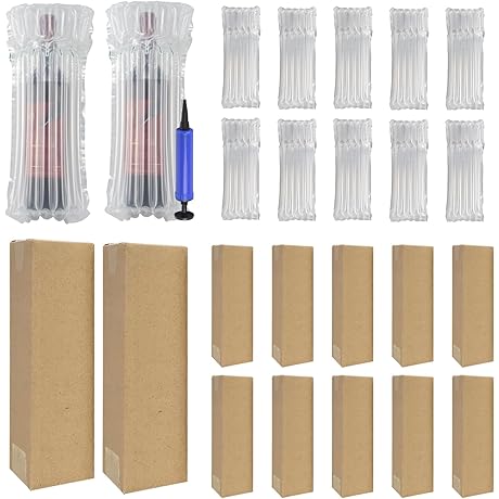 Inflatable Wine Bottle Travel Protector Bags for Secure Wine Transportation