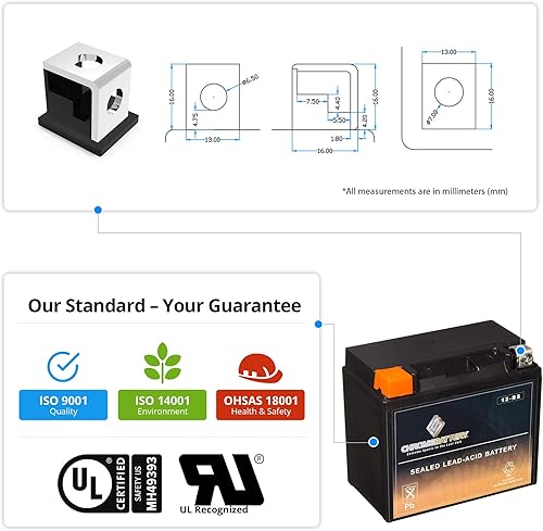 Miniatura 34 de YTX14AHL-BS Power Sports batería de alto rendimiento.
