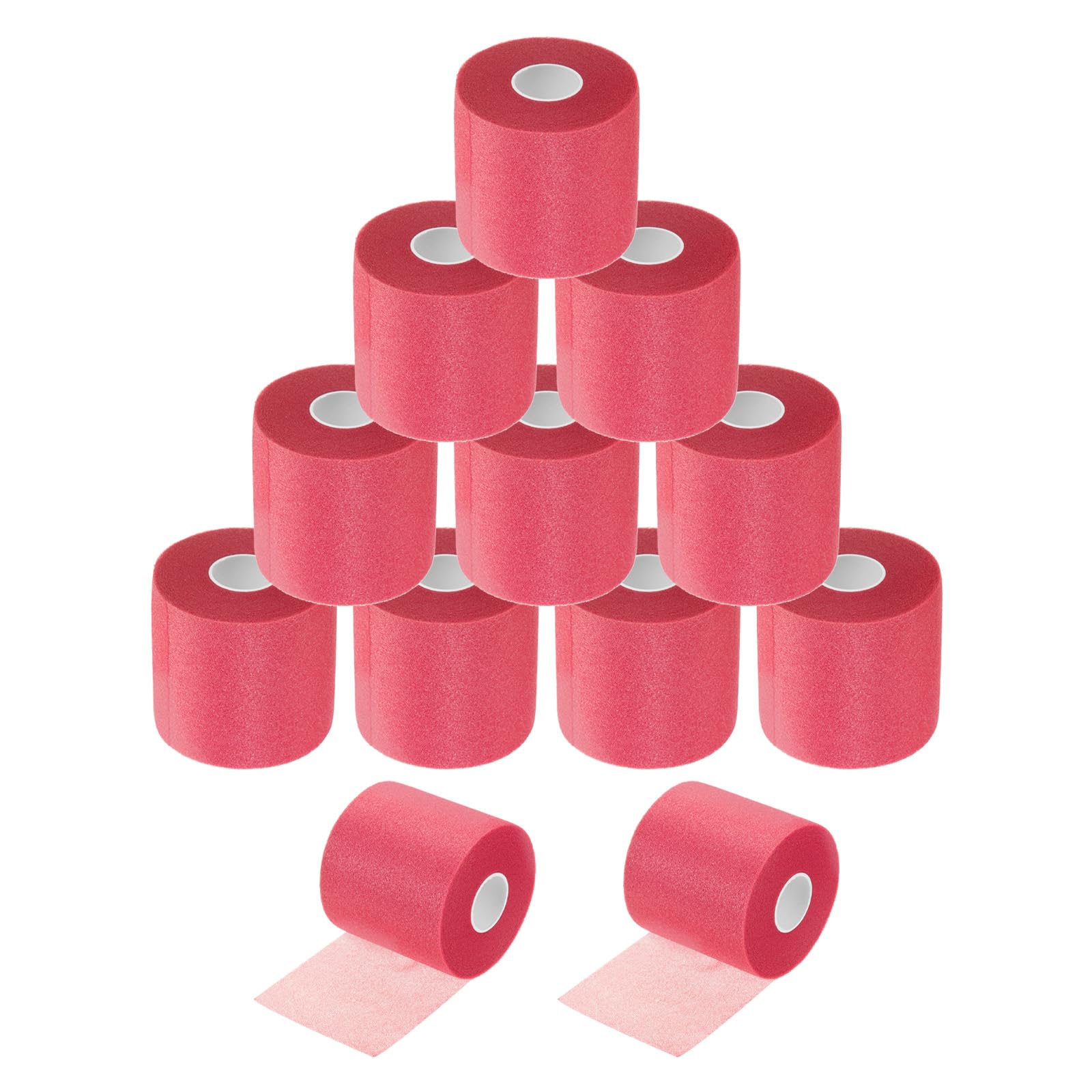 MECCANIXITY 12 Rolls Pre Wrap Athletic Tape 30 Yard x 2 8 Foam Under Wrap Tape Sports Prewrap