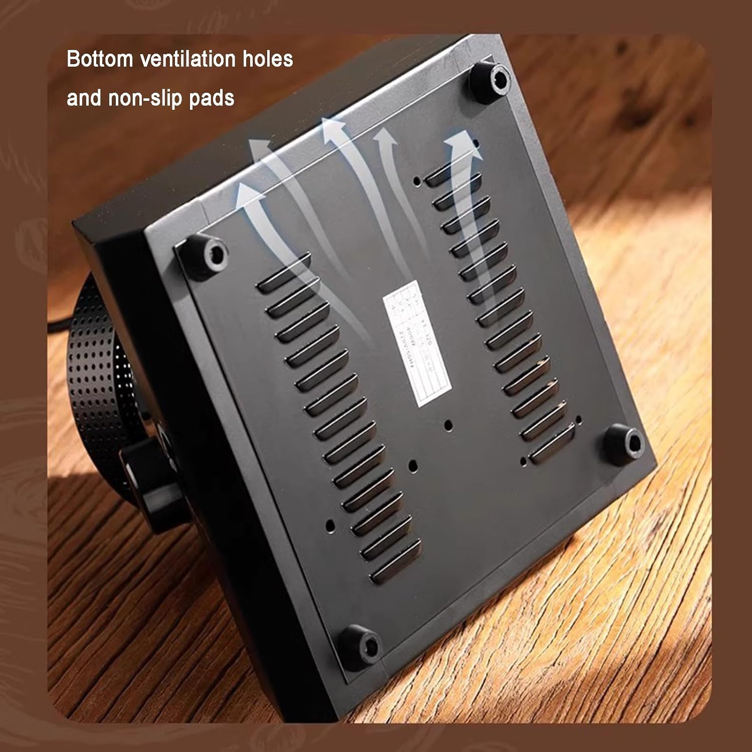 Siphon -Kaffeemaschine, Vakuumkaffeemaschine mit Halogenlampenheizung, Kaffeebrauertopf, Rotationsschalter verstellbare Wärme, für Home Office, 5 Personenkapazität