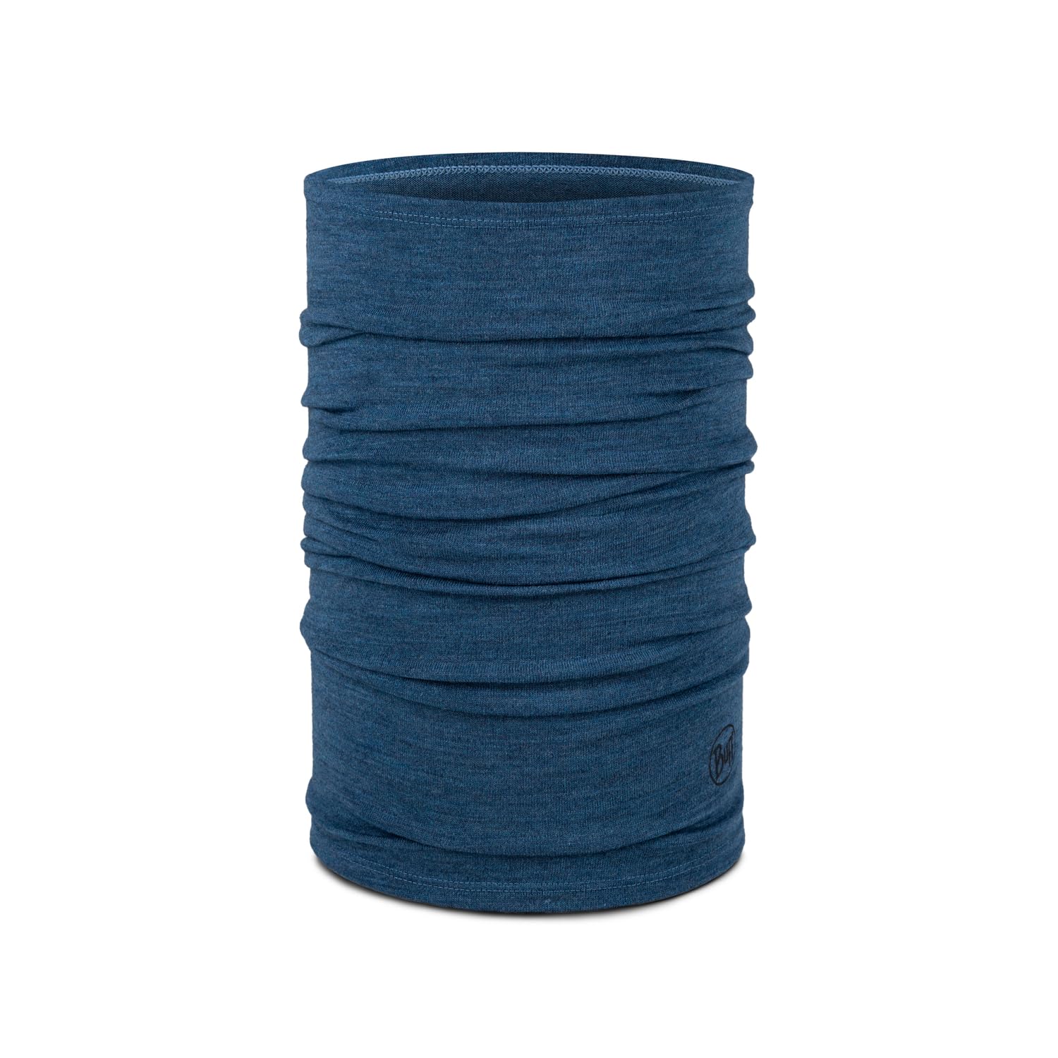 Buff  Merino Midweight Neckwarmer Adults - Blue - Mens