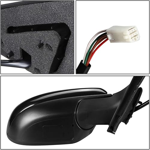 Miniatura 7 de MA1320161 MA1321161 Par de espejos retrovisores laterales compatibles con Mazda 3 10-13