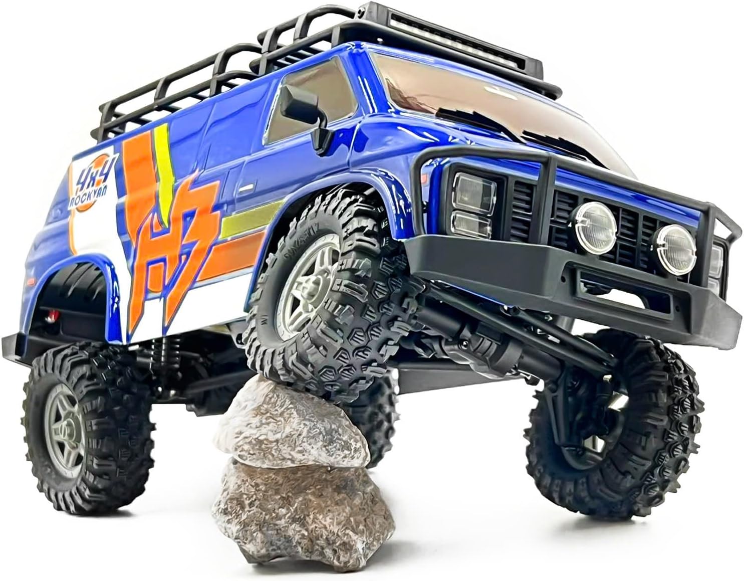HOBBYPLUS CR18P EVO 2 RockVan RC Crawler - 1/18 Scale Mini RC Crawler with Two-Speed Transmission, All-Metal Gears, Evolved EVO Platform, Ready-to-Run, Distinctive Styling