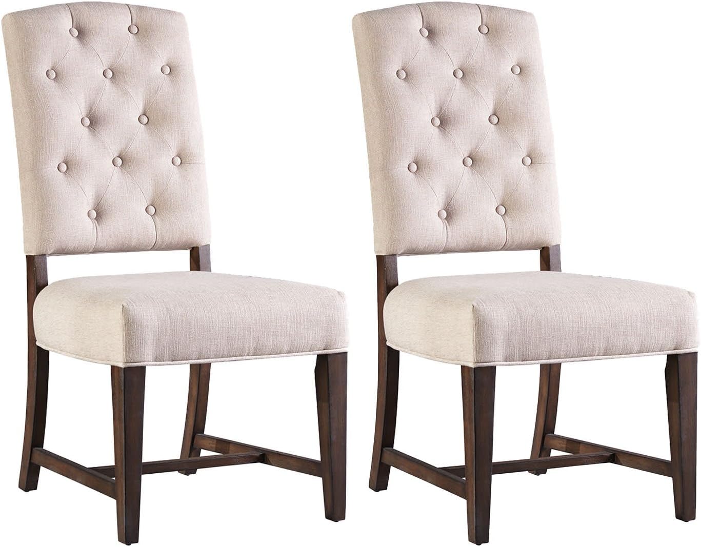 Paisley Court 2-Pack Upholstered Side Chairs, Sand