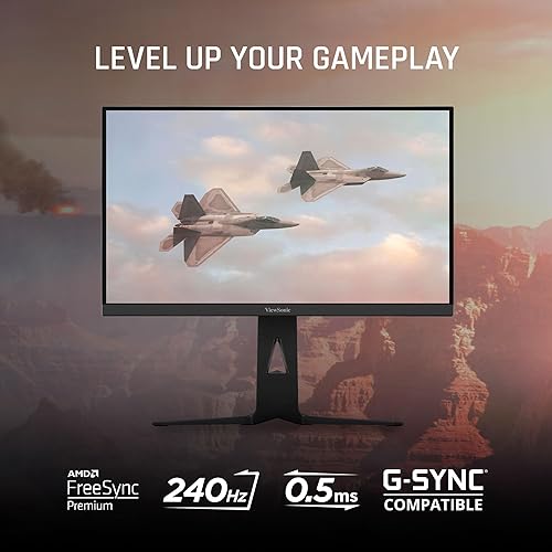 Miniatura 2 de ViewSonic XG2736-2K Monitor de juegos IPS de 27 pulgadas 1440p con 240Hz, FreeSync Premium de 0.5 ms, compatible con NVIDIA G-Sync, iluminación RGB,