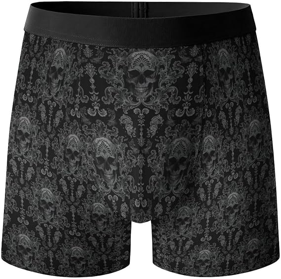 Men's Print Boxer Briefs Breathable Underwear Cool Underpants Boxers for Men Stretch Waist Underwears