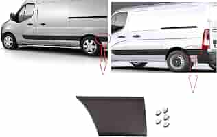 Panneau Moulure Bande Centrale Gauche Pour Master III/Movano/NV400 2011-2019 - Ref 768F20003R
