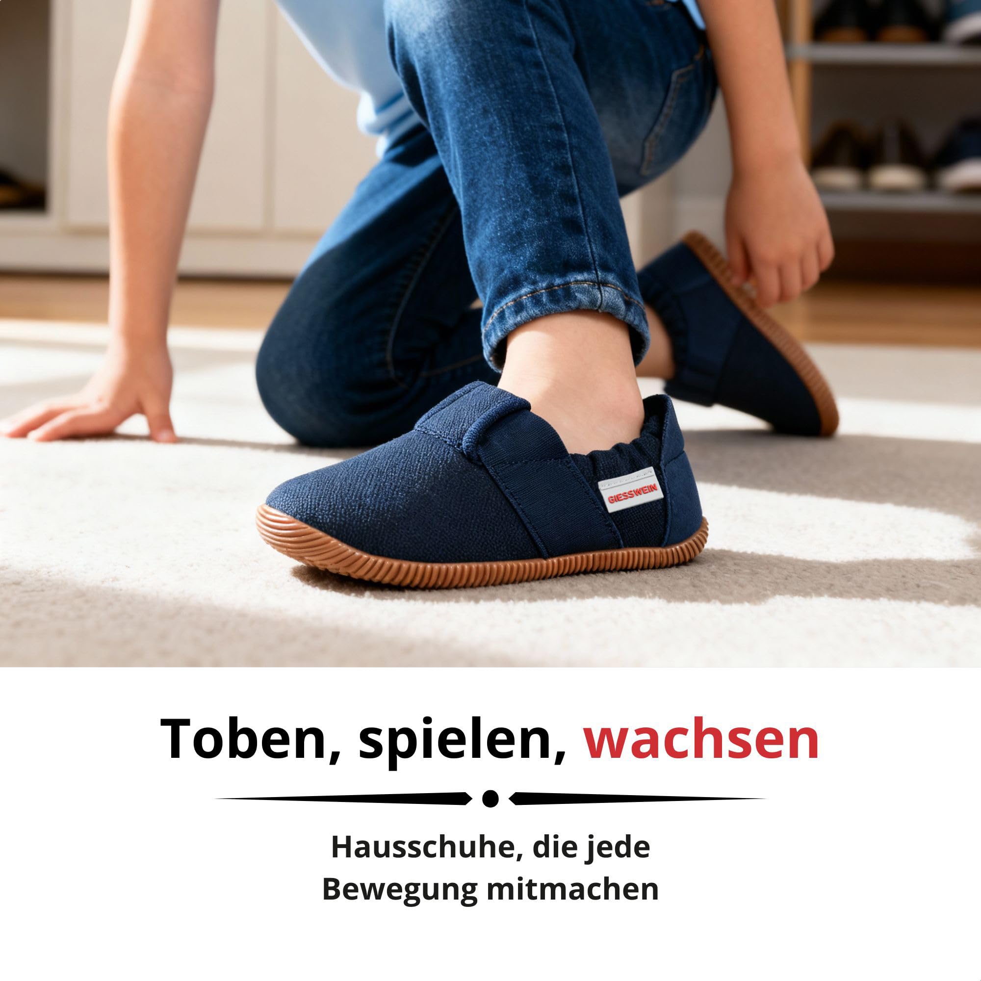 Giesswein Mixte Enfant Söll-Slim Fit Pantoufles Plates
