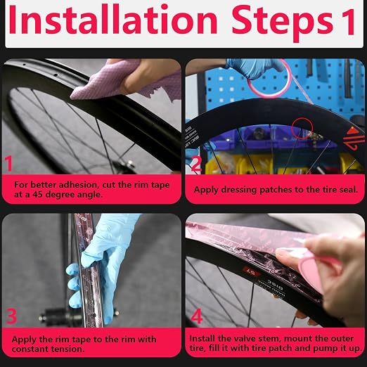 Cinta para llanta tubeless BUCKLOS 23 mm x 10 m miniatura 7
