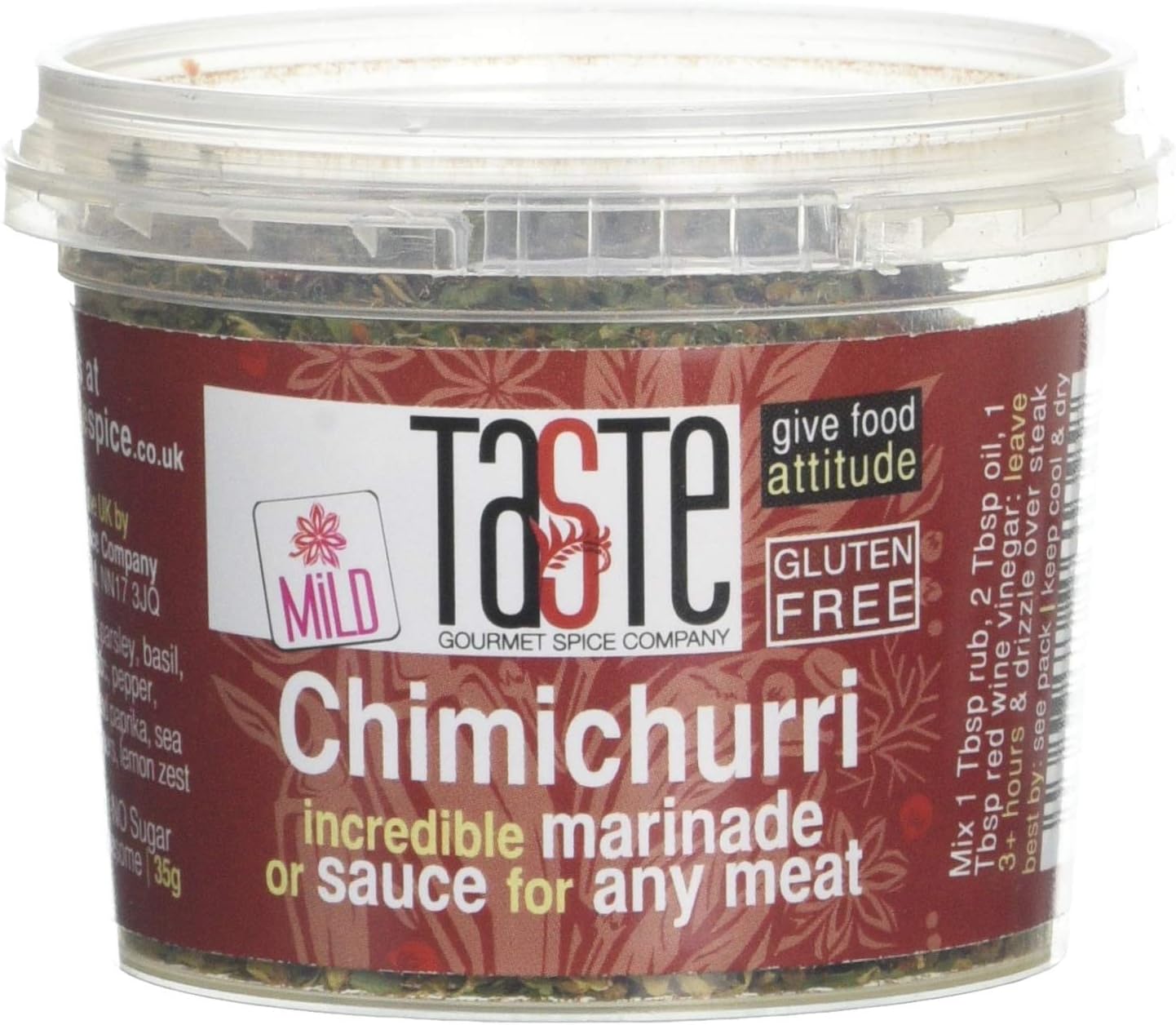Mild Chimichurri Rub 35 g