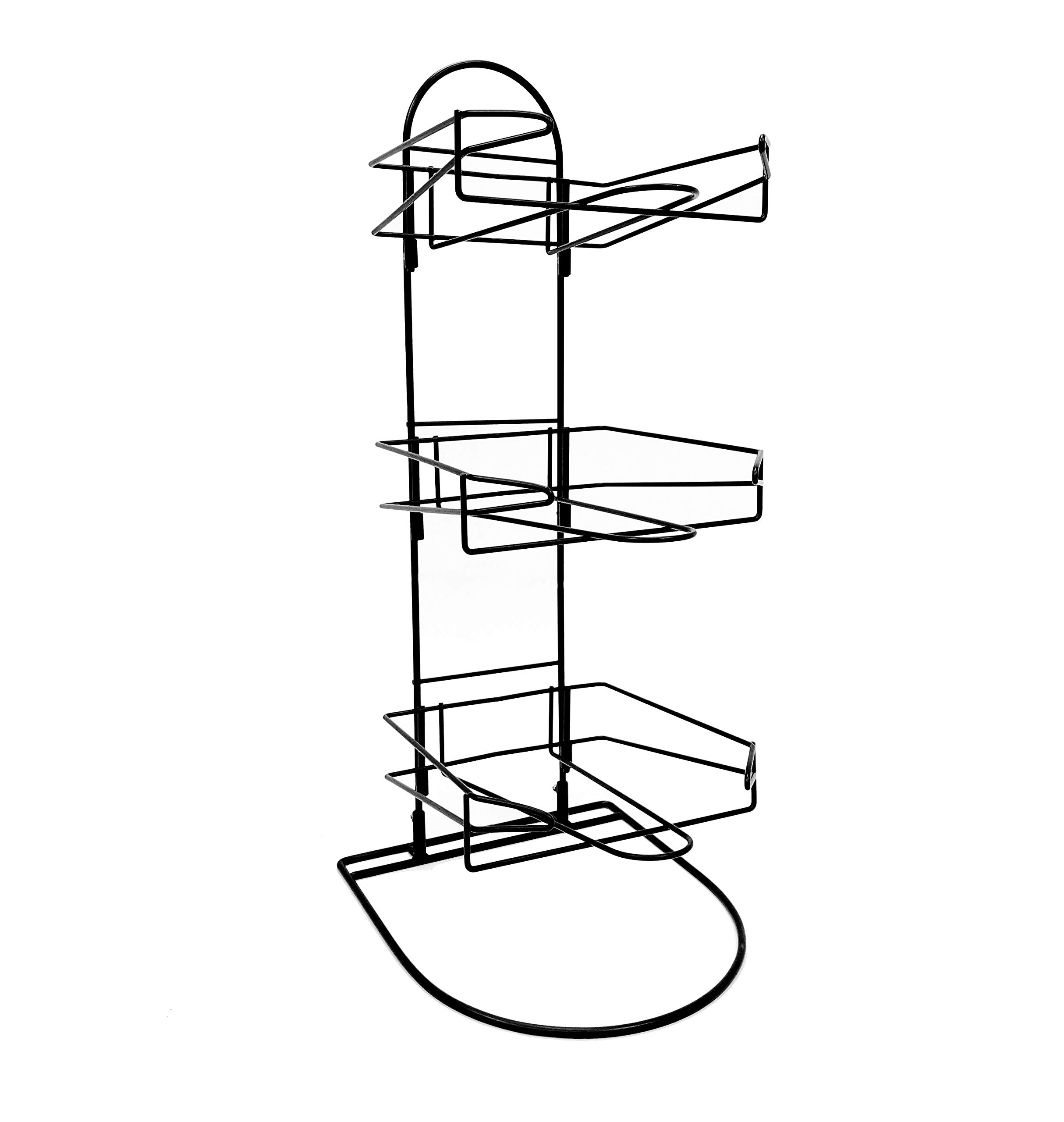 FixtureDisplays® Counter Hat Display with 3 Pockets for Displaying Multiple Hats, Caps or Similar Types of Headwear 10047