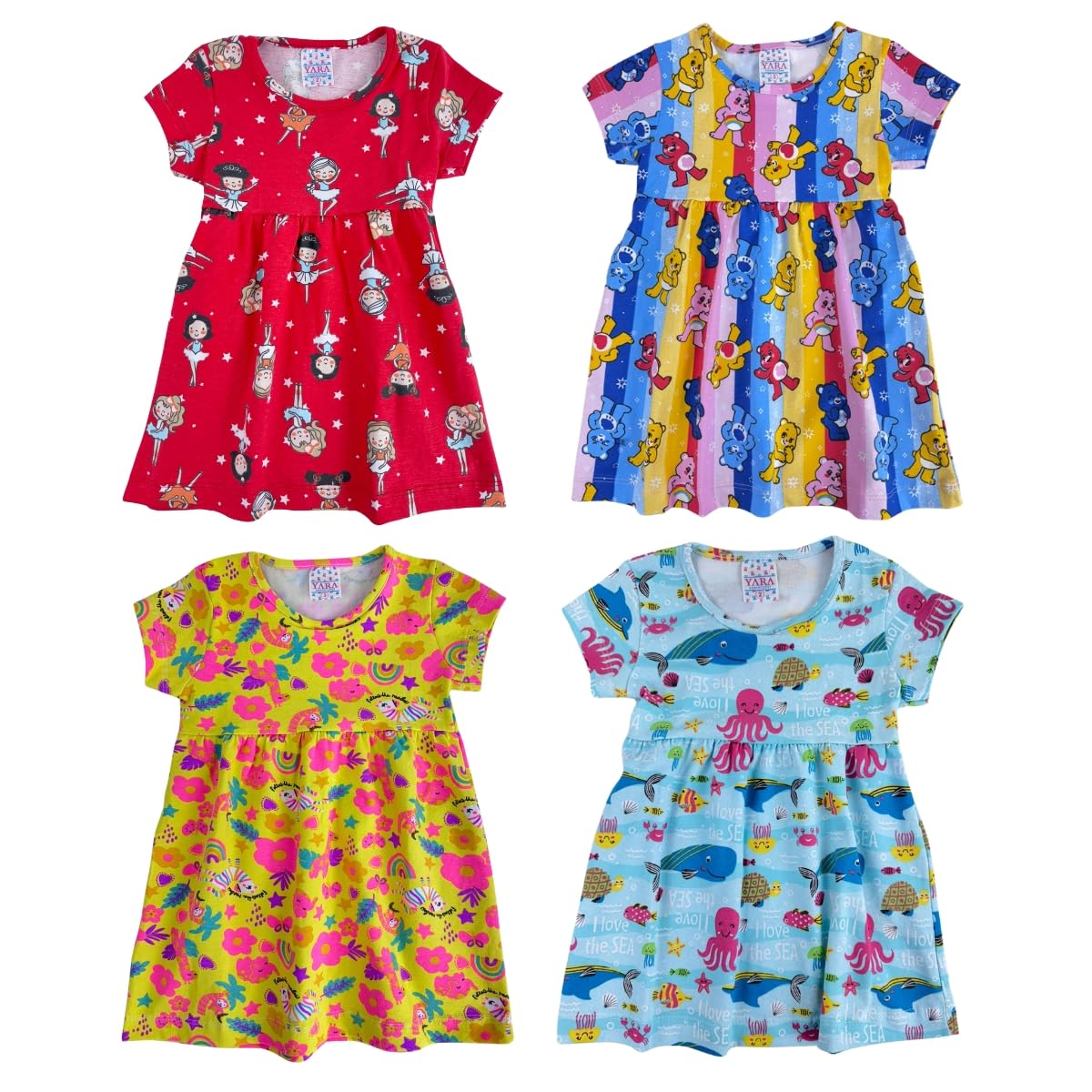 Kit 4 Vestido Menina Infantil Godê 100% Algodão Sublimado Verão em promoção! Veja a oferta e mais achadinhos de Meninas 2 Hoje é o melhor dia para comprar Kit 4 Vestido Menina Infantil Godê 100% Algodão Sublimado Verão com aquele preço maroto! Promoção! Aproveite a oferta! 2