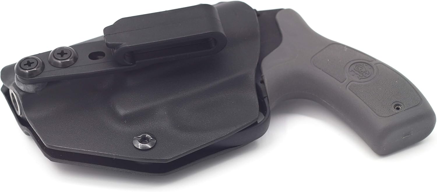 Compatible with Smith & Wesson M&P Bodyguard 38 Special Ambidextrous IWB Kydex Holster Inside Waistband Concealed Carry Holster Made in USA by Fast Draw USA