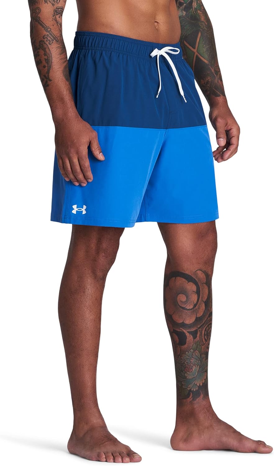 Under Armour Mens E-Board Swim Shorts with Drawstring Closure & Back Elastic Waistband, Quick-Dry