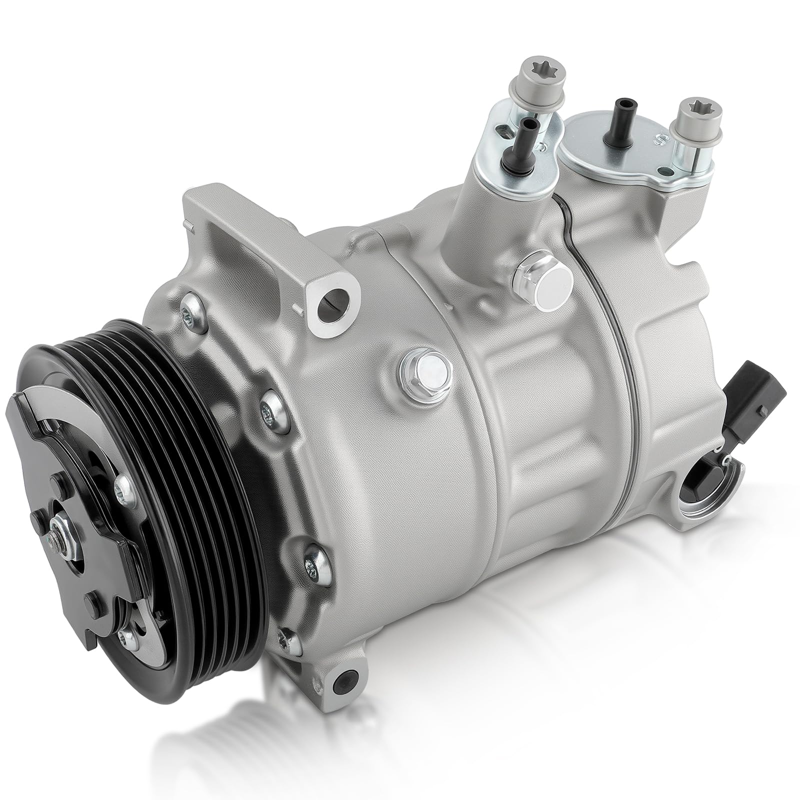 1K0820803N AC Compressor for Volkswagen VW CC 09-17 Eos 07-14 GTI 06-11 Golf 06-14 Jetta 06-16 Passat 06-15 Touareg 04-16 Phaeton 04-06 for Audi Q3 16-18 A3 06-13 A4 09-16 12V
