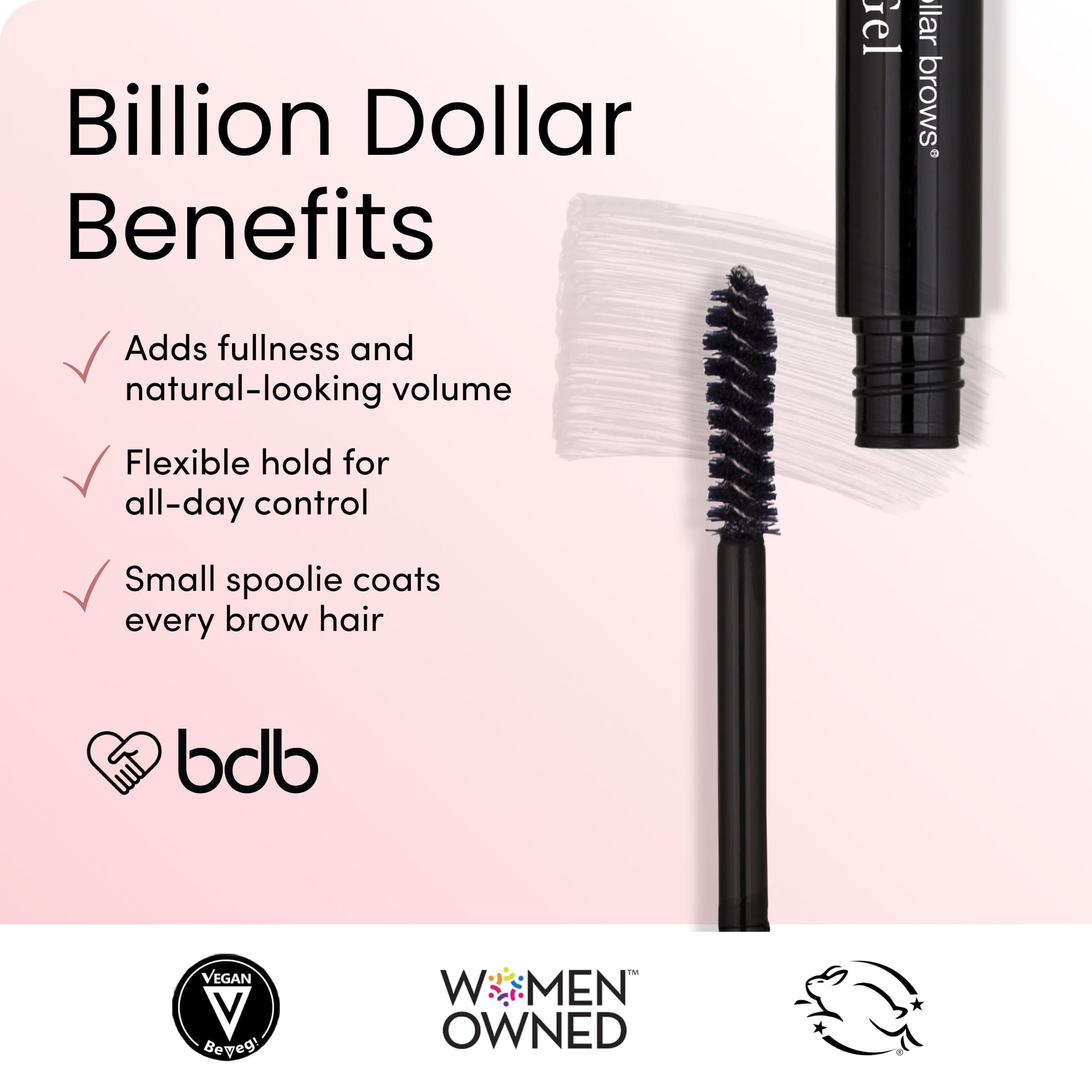 Billion Dollar Brows Clear Brow Gel 3ml