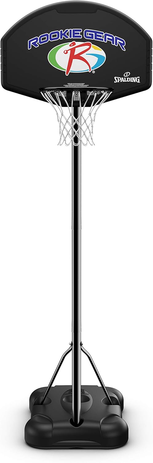 Spalding 32" Rookie Gear Eco-Composite™ Telescoping Portable Basketball Hoop : Everything Else