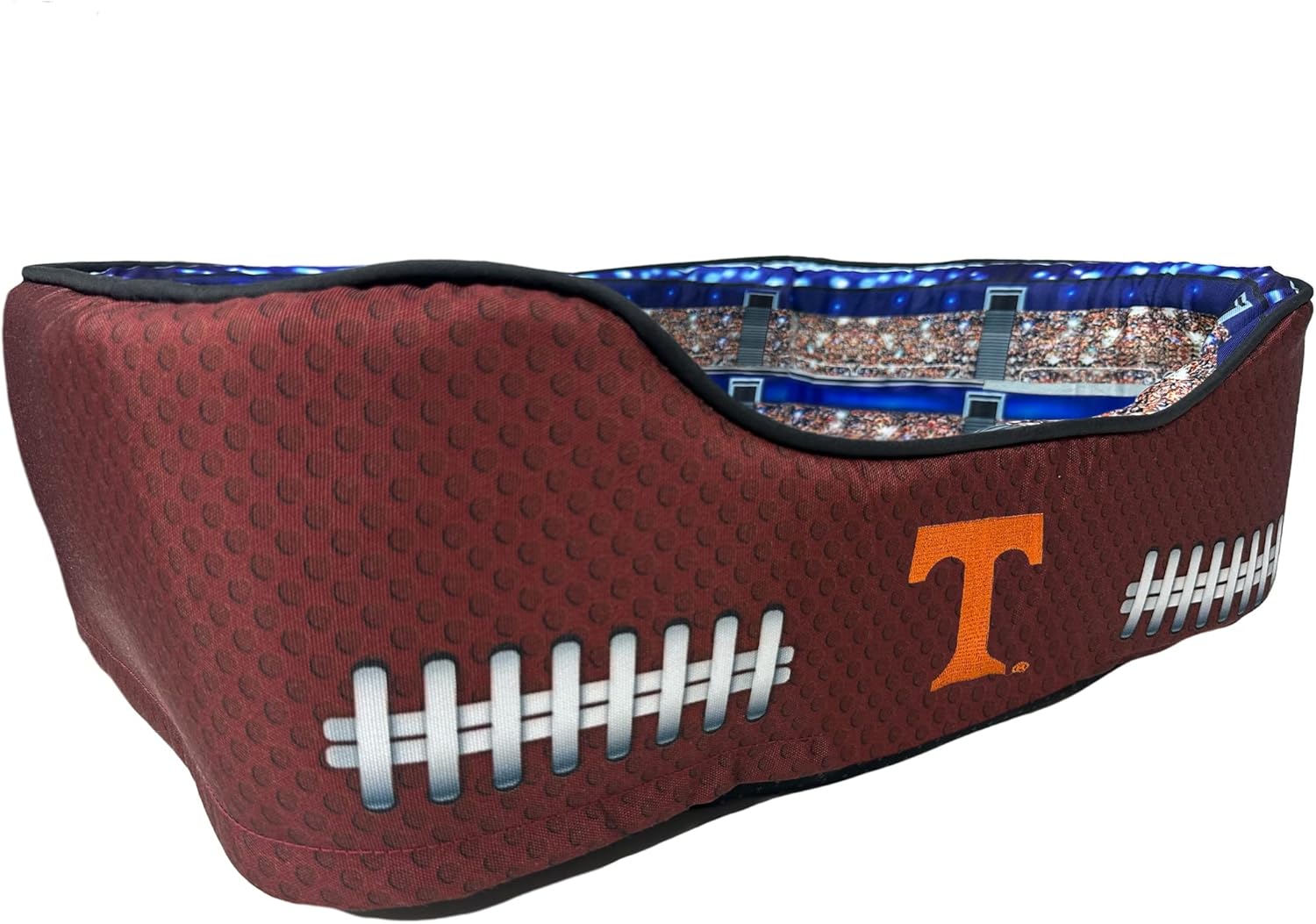 review NCAA Tennessee Volunteers Stadium Dog Bed, Pet Pillow Bed for Dogs, Sporty Football Dog Bed and Lounge Cushion