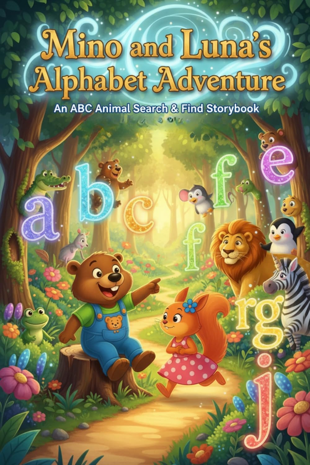 Mino and Luna’s Alphabet Adventure: An ABC Animal Search & Find Storybook for Preschool & Kindergarten (Mino & Luna Adventures)