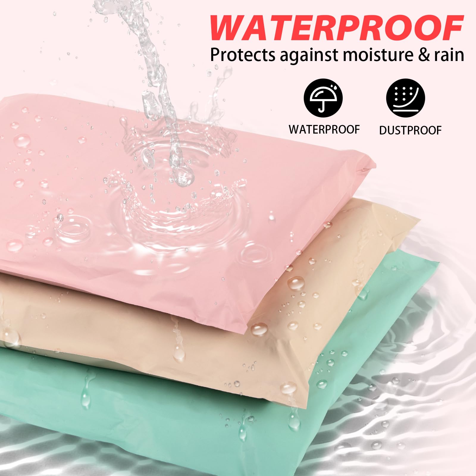 Dioxide 30pcs Bolsas para Envíos Autoadhesivas e Impermeables (25x35+28x42+32x45cm)