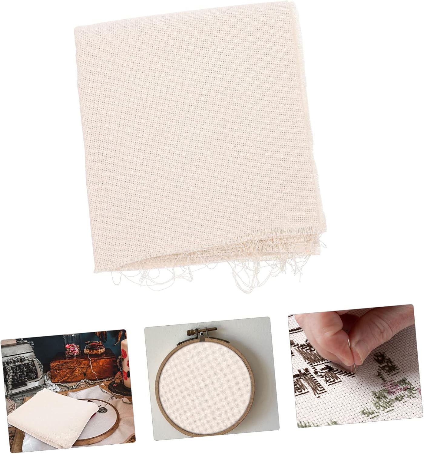 HOMSFOU Stitching Embroidery Yarn Quality Fabric for Homemade Projects Enhance Your Embroidery Experience