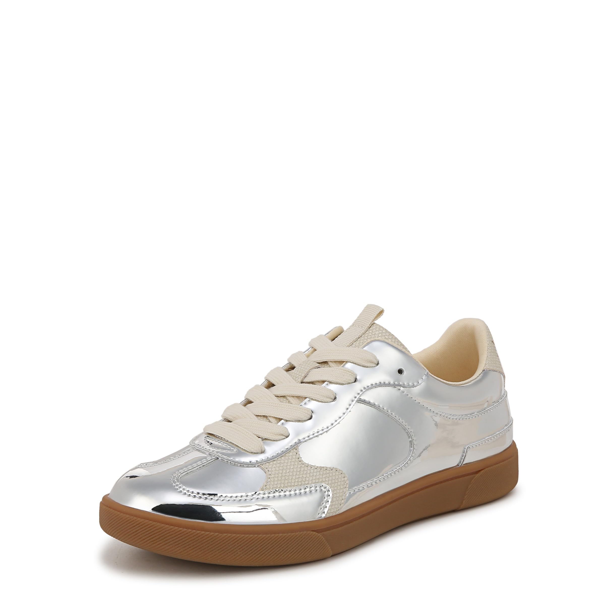 Blowfish Malibu Women's   Silver Lace-Up Sneakers - Tastic in Size 36.5, BrandAlley