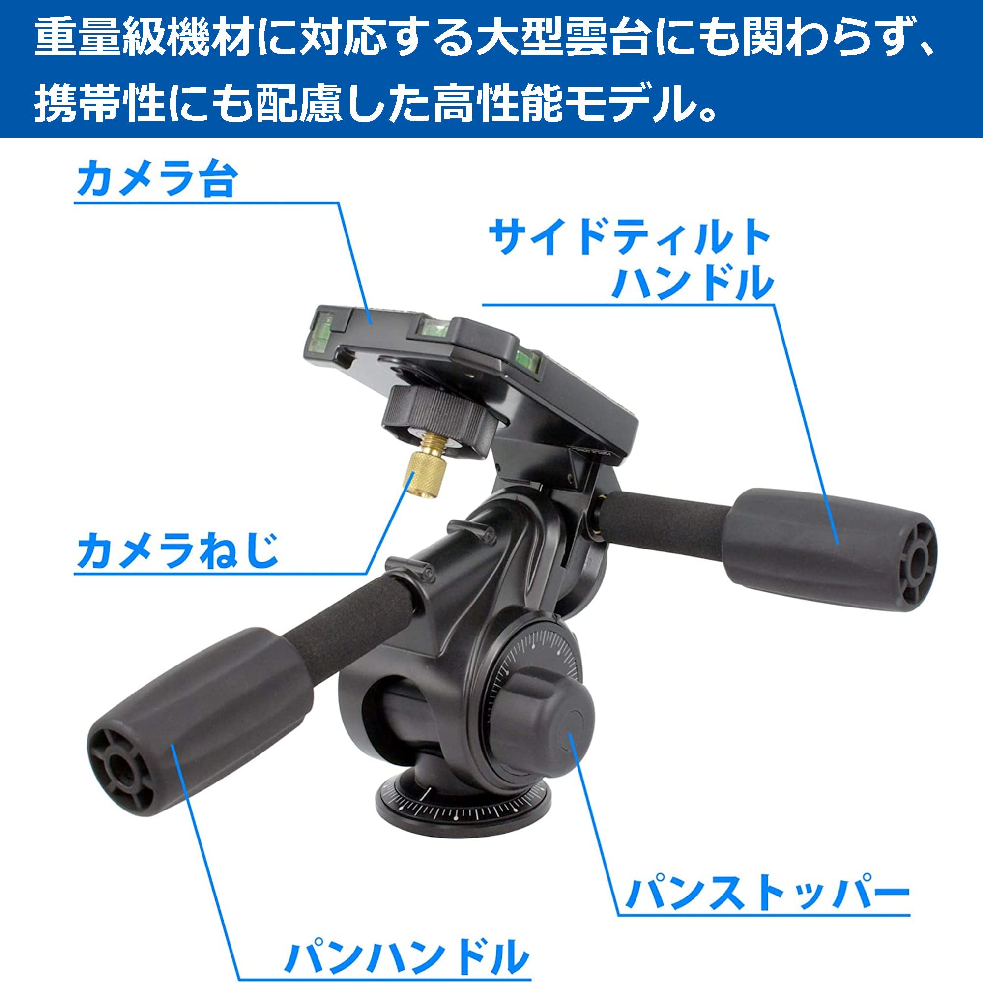 Amazon.co.jp: Velbon: 3Way雲台