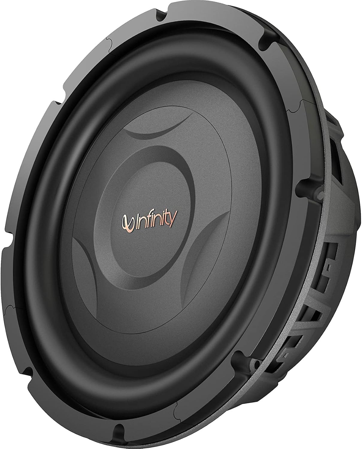 Infinity REF1000S 800W 10" Reference Series Shallow Mount Single Voice Coil Selectable Smart Impedancea,, Car Subwoofer