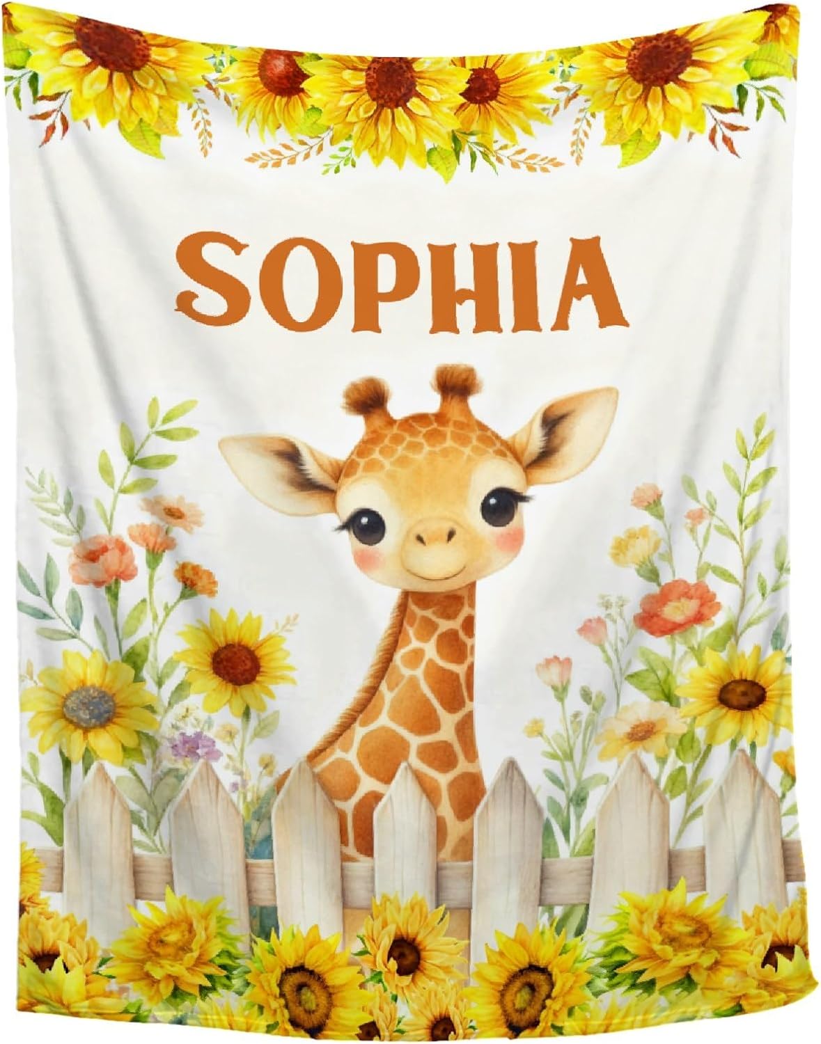 Giraffe Blanket,Just A Girl Who Loves Giraffes Blanket for Girls Women, Super Soft Animal Decor Throw Bedding Quilt for Couch Sofa Bed,Giraffe Lovers Gifts,50"x60"-Teens/Travel Size