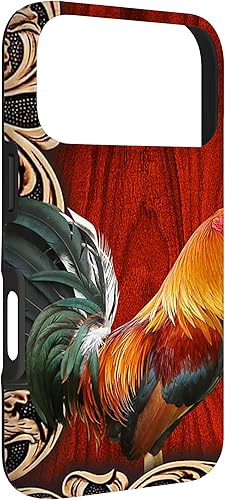 Vista 81 de Funda para iPhone 13 Pro Max Rooster wood - ROOSTER-PC