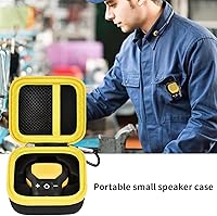 Vista 6 de Comecase Funda compatible con altavoz Bluetooth portátil DEWALT, con clip magnético, inalámbrico, portátil, bolsa de almacenamiento (solo caja)