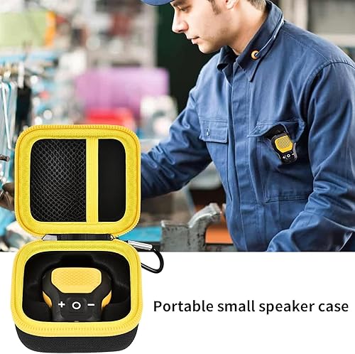 Miniatura 6 de Comecase Funda compatible con altavoz Bluetooth portátil DEWALT, con clip magnético, inalámbrico, portátil, bolsa de almacenamiento (solo caja)