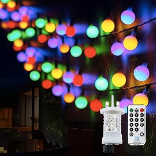 Useber Fairy Lights Plug in Globe String Lights 8 Lighting M